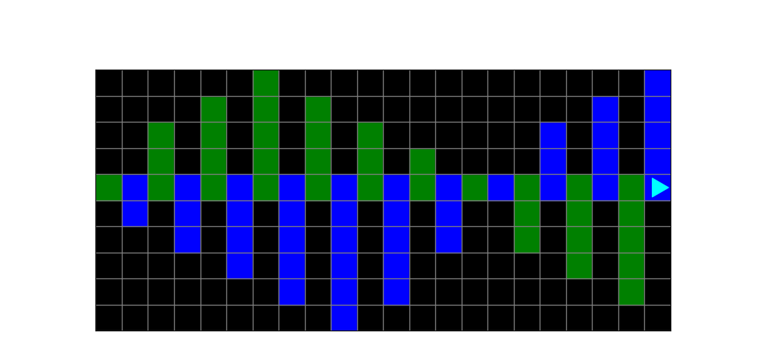 Holes are filled in with the color of the colored squares